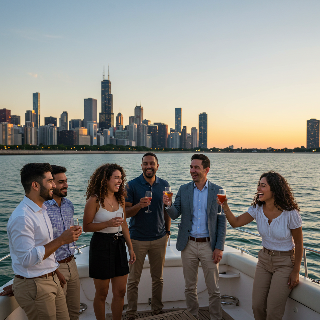 corporate Event on Boat