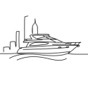 charter boat icon